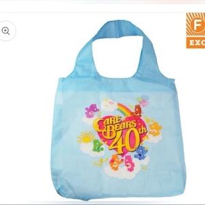 CARE BEARS 40th ANNIVERSARY REUSABLE NYLON TOTE NWT FOLDS UP
SMALL